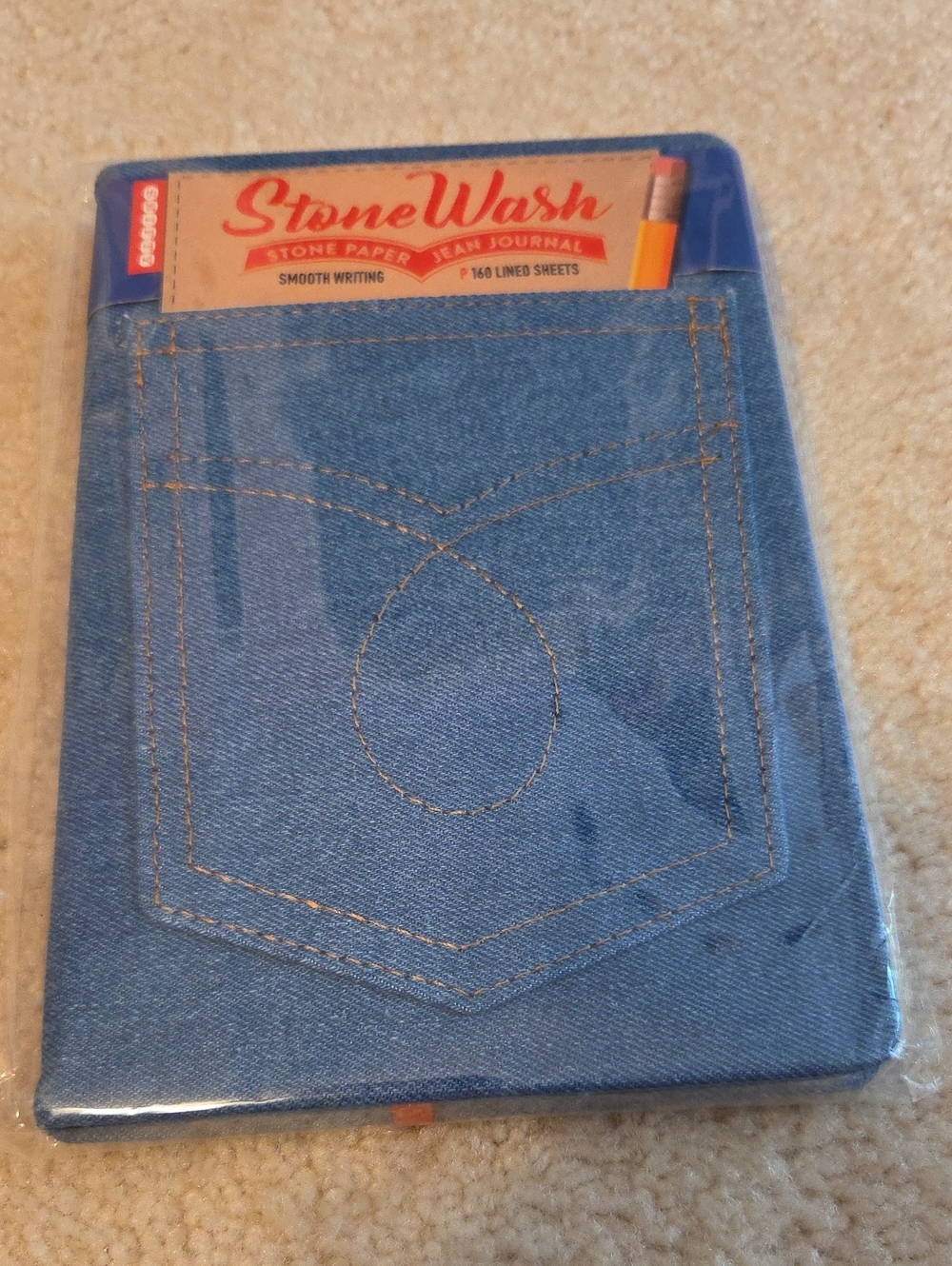 Blue Men Slim Jeans-Inspired Notebook